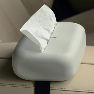Hd53b9b0d85f34c6bb716fb12b322c1422 GullPlaza.pk Portable Silicone Car Tissue Box Holder – High Quality Back Seat Napkin Storage Box for Home, Office & Vehicle - Image 1