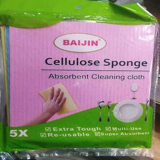 GullPlaza.pk Cellulose Sponge Cleaning Cloth – Super Absorbent Soft Reusable Kitchen Cleaning Towel for Home, Car & Office - Image 9