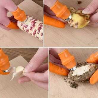 GullPlaza.pk Multifunction Finger Thumb Cutter – Kitchen Vegetable Cutter & Garden Harvesting Picking Tool with Finger Blade - Image 6