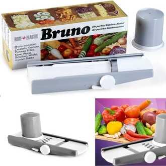 Vegetable Salad Cutter Bruno – Multi-Purpose Manual Vegetable Chopper & Slicer for Onions, Potatoes, Carrots & Salads - Image 6