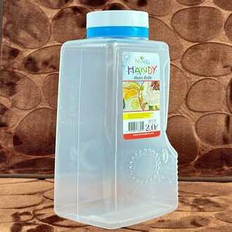 Blue Transparent Water Bottle – Premium Leak-Resistant Plastic Drinking Bottle for Gym, School, Office & Travel - Image 4