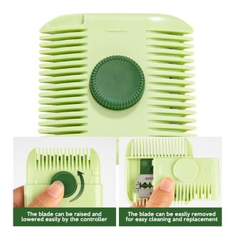 2-in-1 Hair Clipper and Split-End Trimmer Comb – Manual Hair Thinning, Styling, and Trimming Tool for Thick and Thin Hair - Image 11